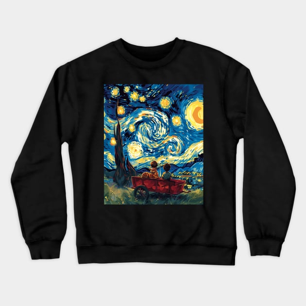 Calvin and Hobbes Animation Crewneck Sweatshirt by QuickMart